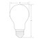 Feit Electric Feit Enhance A19 E26 (Medium) LED Bulb Daylight 40 Watt Equivalence 4 pk A1940950CAFIL4 - alternate 3